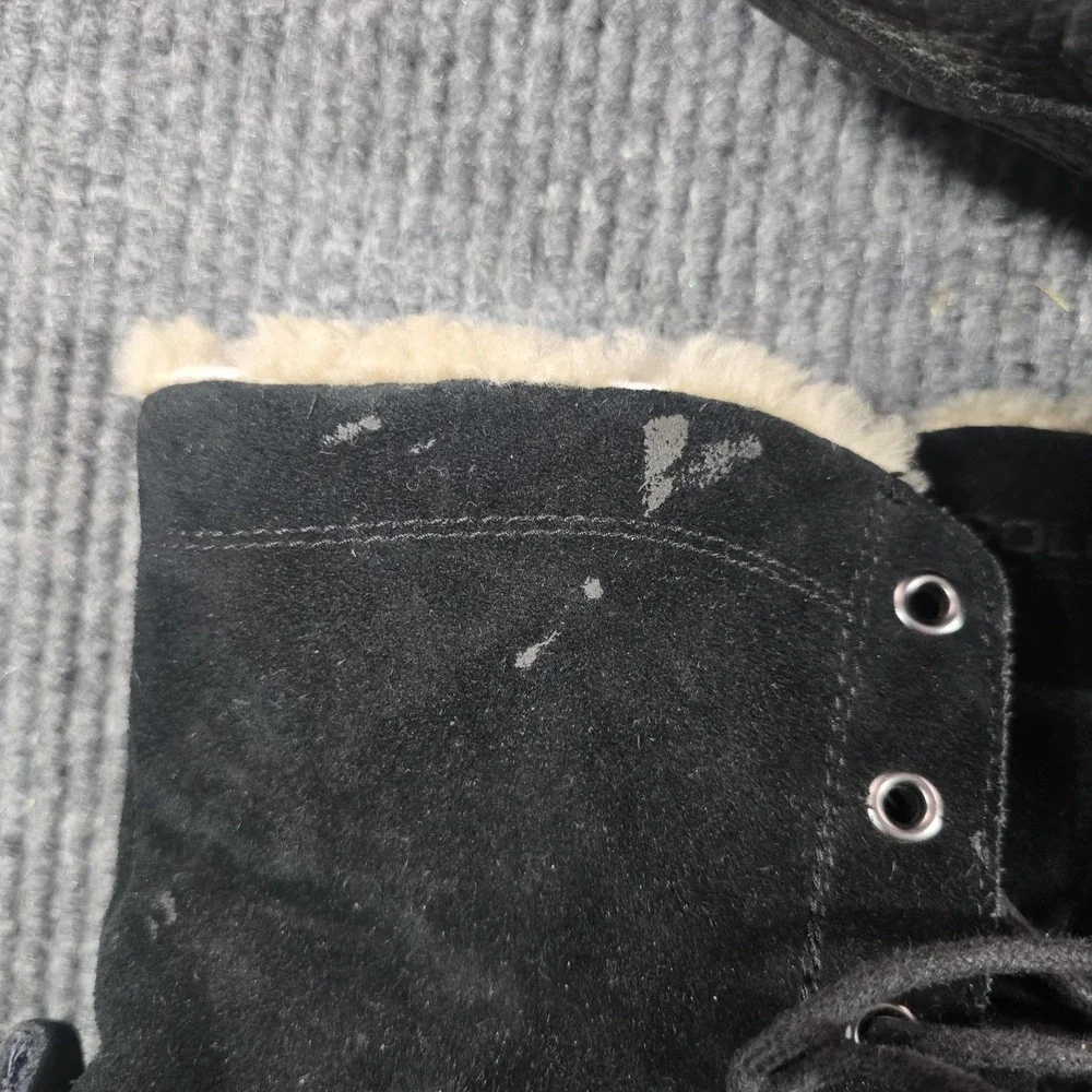 Polo Ralph Lauren Ranger Mid Boots Mens Size 10 Black Shearling Lined Snow‎